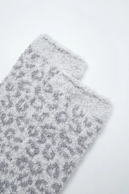 Women Secret Medium Grey Women Grey Animal Print Long Socks SKU: 3614780_46 Image 02
