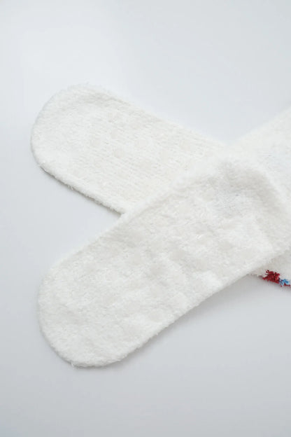 Women Secret Beige Women Beige 3D Snowman Long Socks SKU: 3614809_50 Image 02