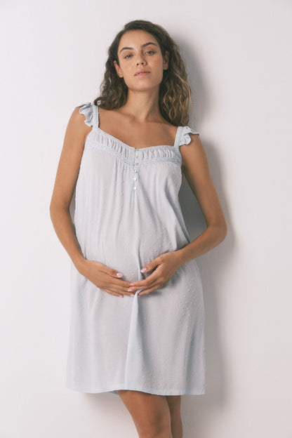Women Secret_Green_Green Soft Touch &quot;Maternity&quot; Nightgown_3632487_29_01