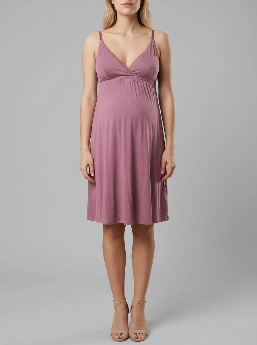 Women Secret_Pink_Pink "Maternity" Straps Nightgown_3633450_72_00