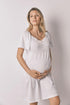Women Secret Blue Print Women Blue Cotton Ruffle Nightgown "Maternity" SKU: 3633452_19 Image 03