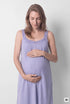 Women Secret Medium Blue Women Blue "Maternity" Lace Strap Nightgown SKU: 3634156_12 Image 01