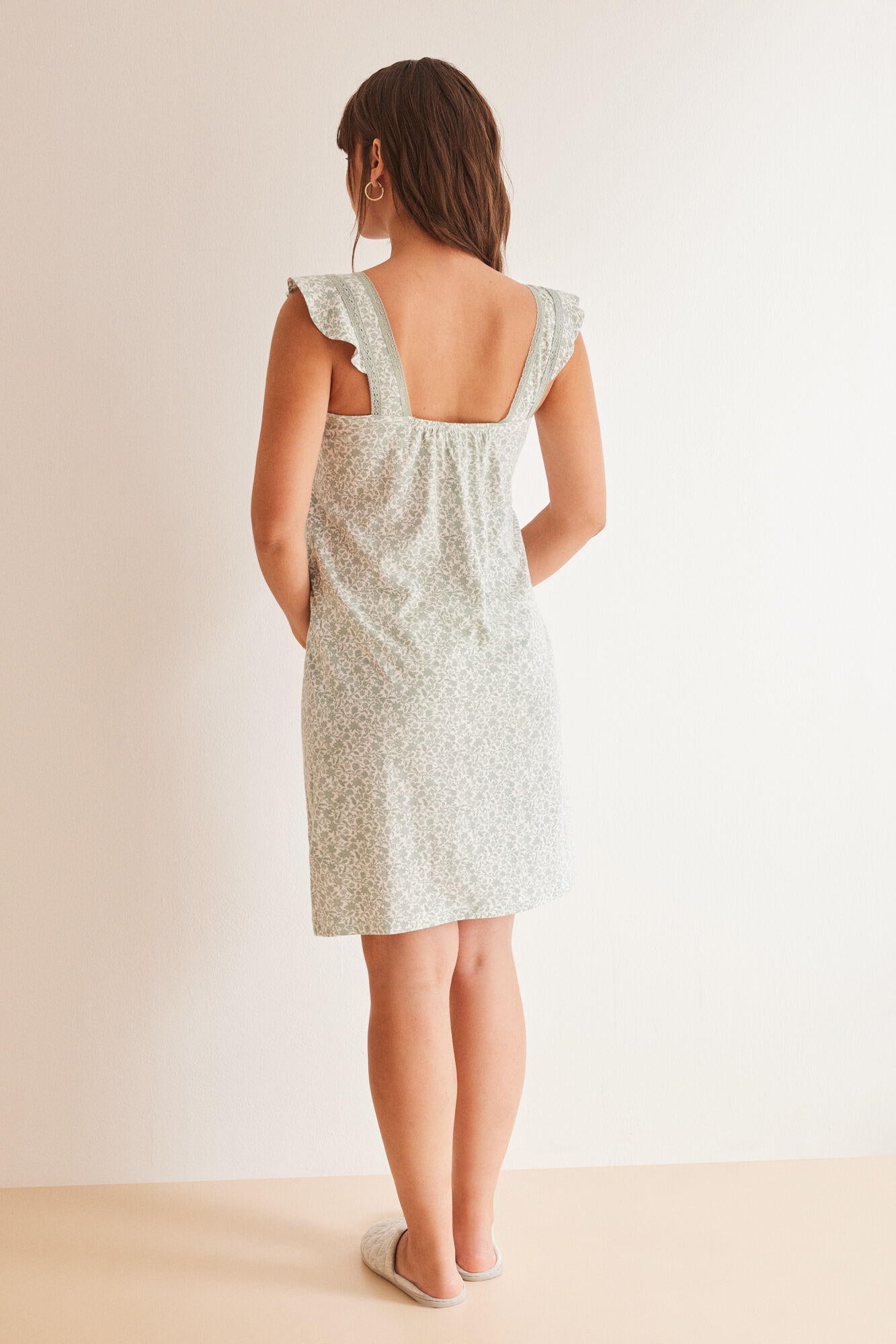 Straps Short Nightdress_3637223_23_04