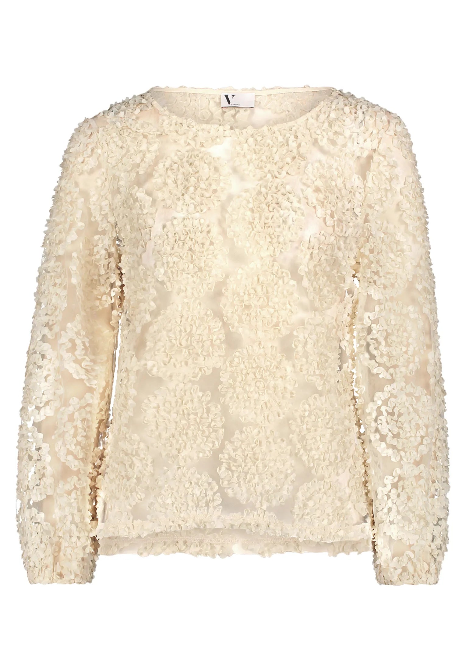 Vera Mont Champagne Sorbet Women Blouse Short 1/1 Sleeve SKU: 3664-4216_1085 Image 06