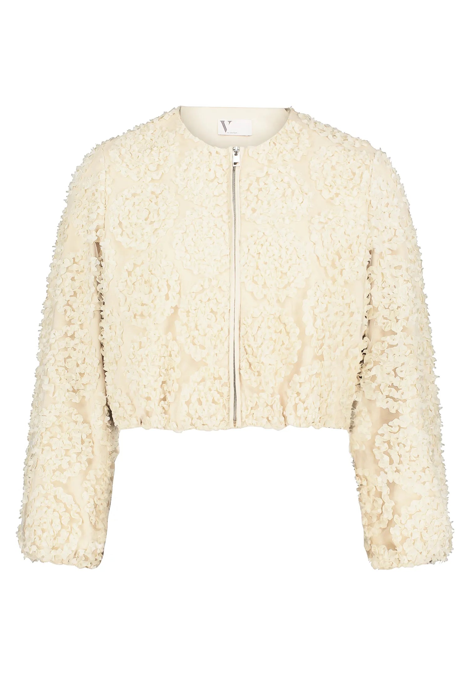Vera Mont Champagne Sorbet Women Bomber Jacket with Zipper SKU: 3666-4216_1085 Image 06