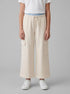 Benetton Creamy White Girls Cargo Pants with Elastic SKU: 36EKCF06X_00E Image 00