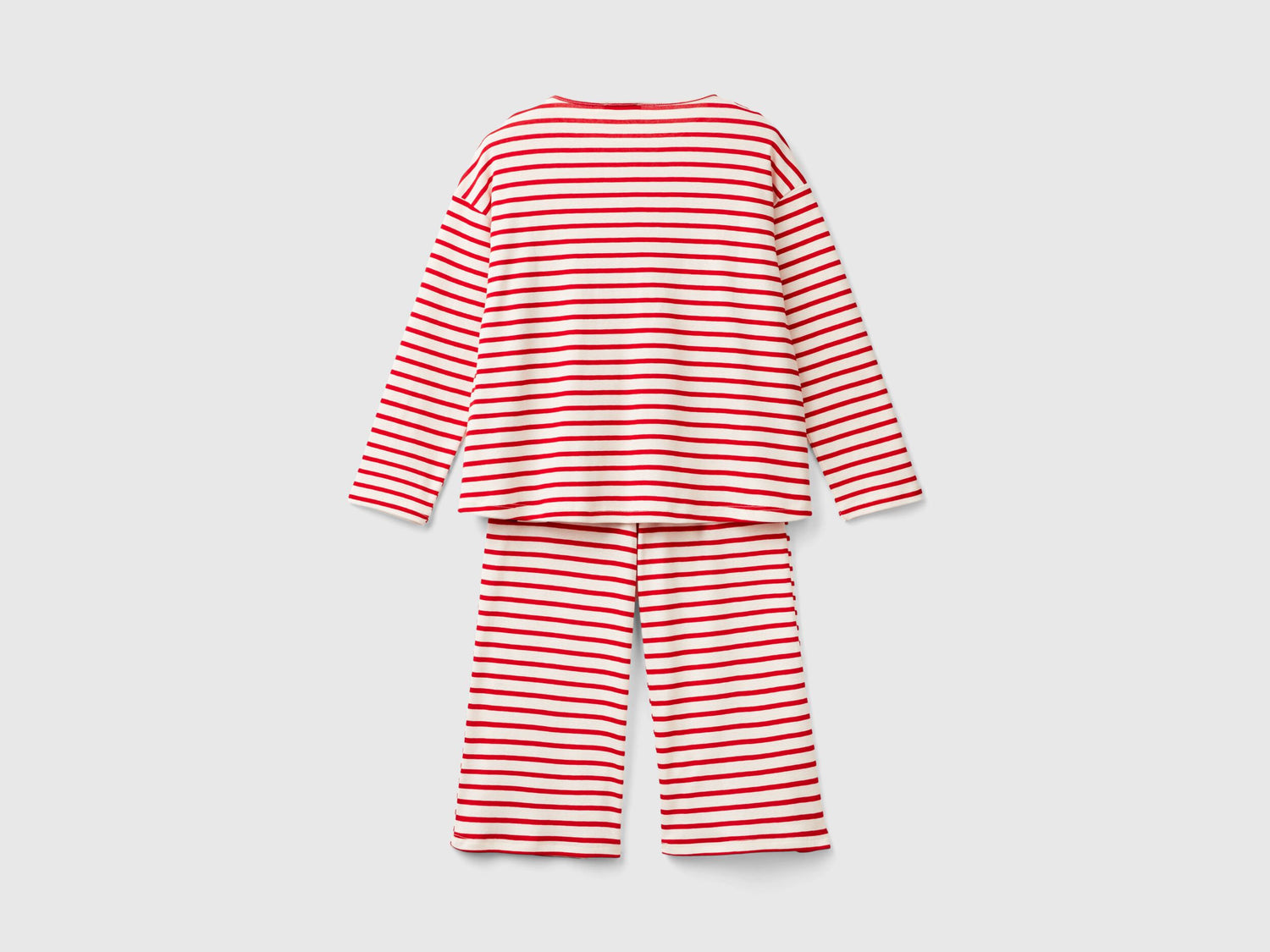 Loose-Fitting Striped Organic Cotton Pyjamas_36G90P06T_61D_02