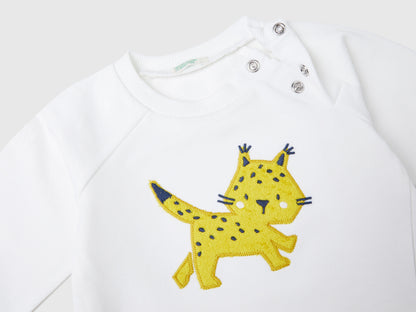 Sweatshirt with Animal Embroidery_36MJA105G_074_03