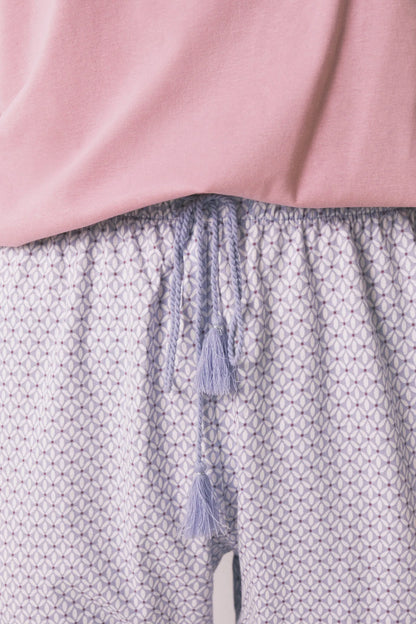 Women Secret_Pink_100% Cotton Skinny Trouser with Geometric Print_3702248_73_04