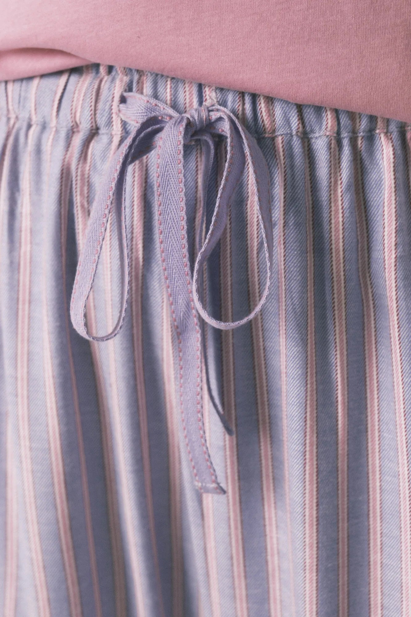 Women Secret_Coral_Long Flannel Trouser with Multicoloured Striped Print_3702251_63_03