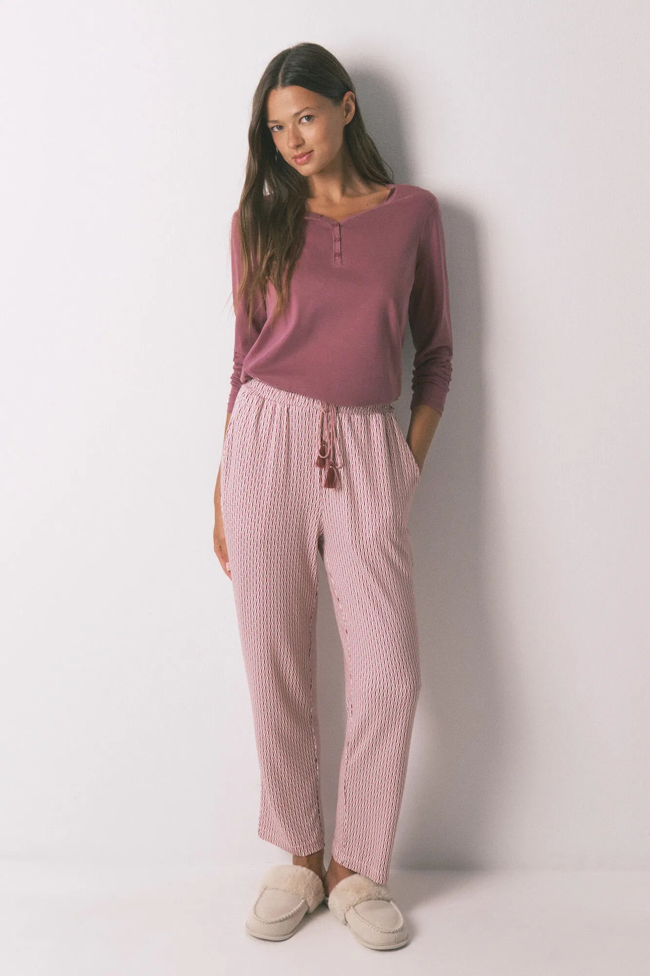 Women Secret_Pink_Carrot Long Trouser in Soft Pink Jersey-Knit_3702253_73_01