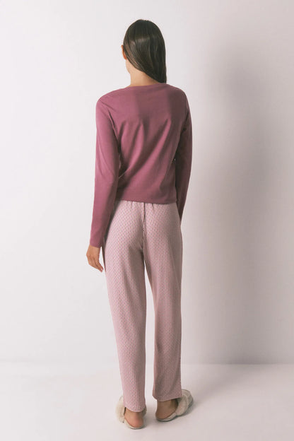 Women Secret_Pink_Carrot Long Trouser in Soft Pink Jersey-Knit_3702253_73_04