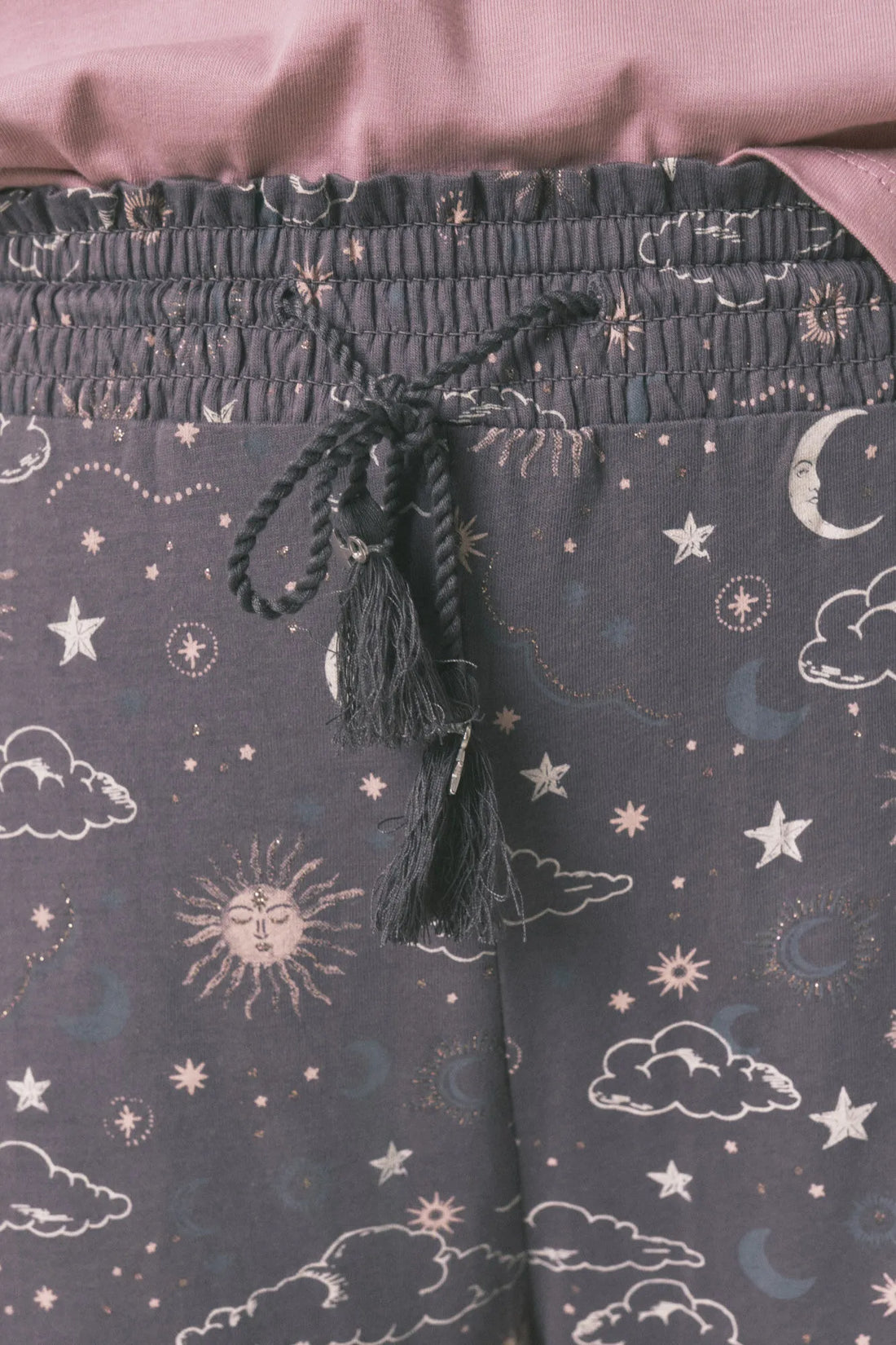 Women Secret_Charcoal Grey_100% Cotton Long Trouser with Astral Print_3702282_40_02