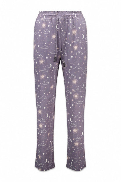 Women Secret_Charcoal Grey_100% Cotton Long Trouser with Astral Print_3702282_40_05