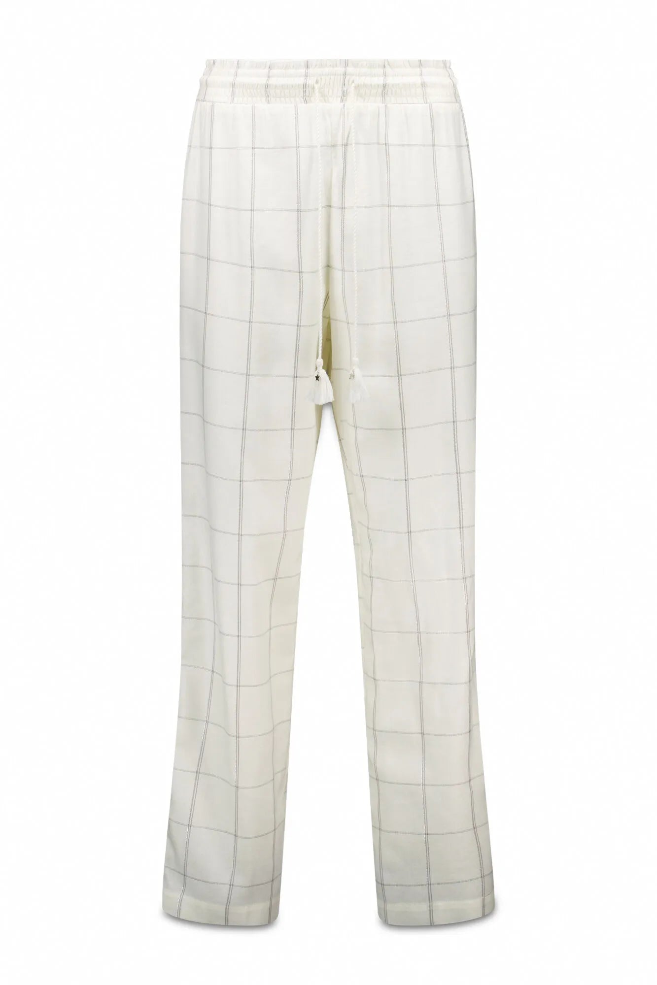 Women Secret_Ivory_Long White Flannel Trouser with a Checkered Print_3702285_96_06