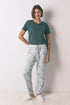 Women Secret_Green_Long Jersey-Knit Trouser with Christmas Print_3702295_23_01