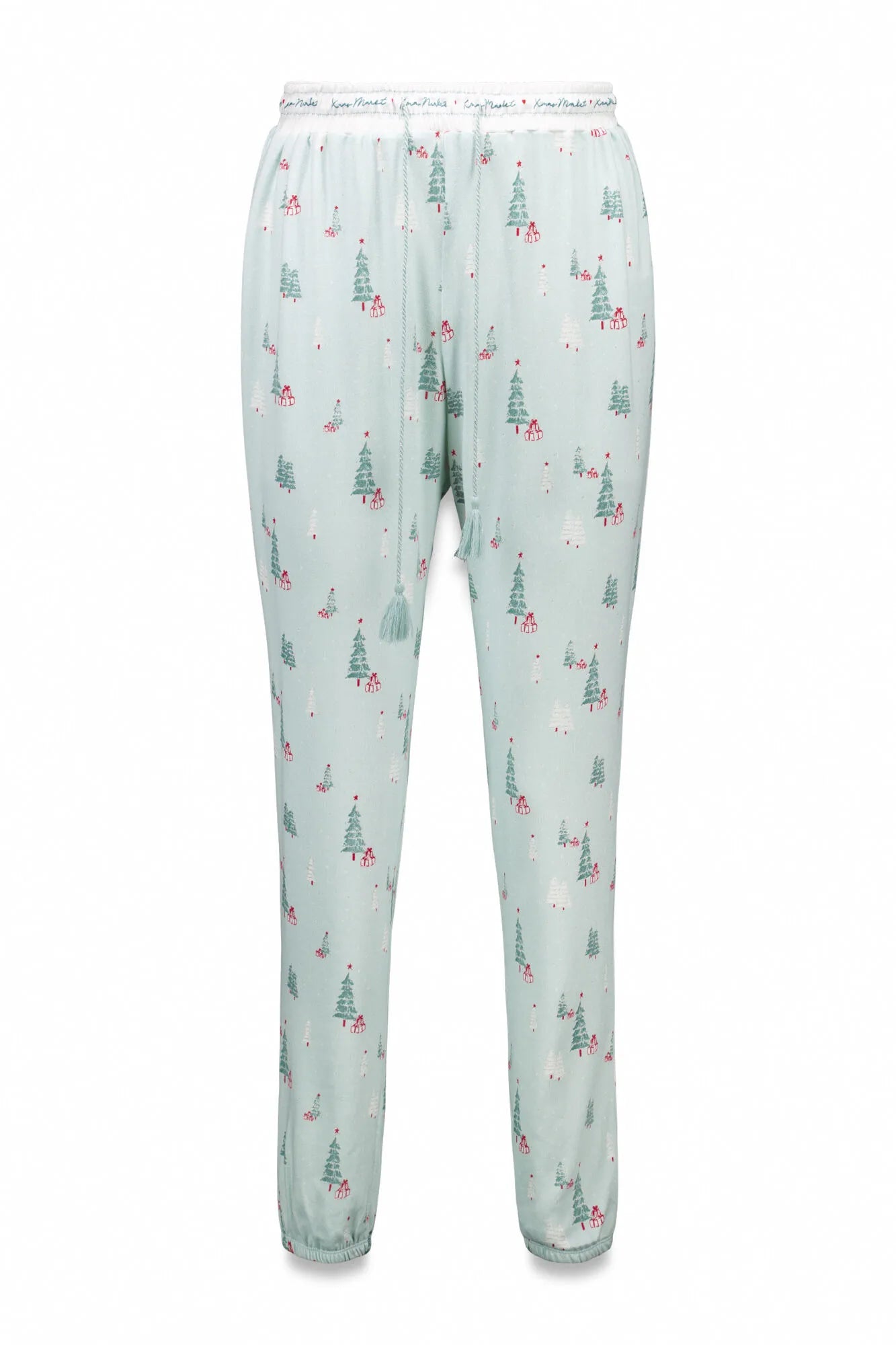 Women Secret_Green_Long Jersey-Knit Trouser with Christmas Print_3702295_23_05