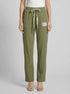 Women Secret_Dark Khaki_Green Cotton Long Trousers_3703222_91_00