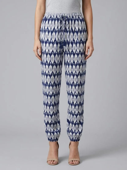 Women Secret_Blue Print_Boho Print Long Trousers_3703225_19_00