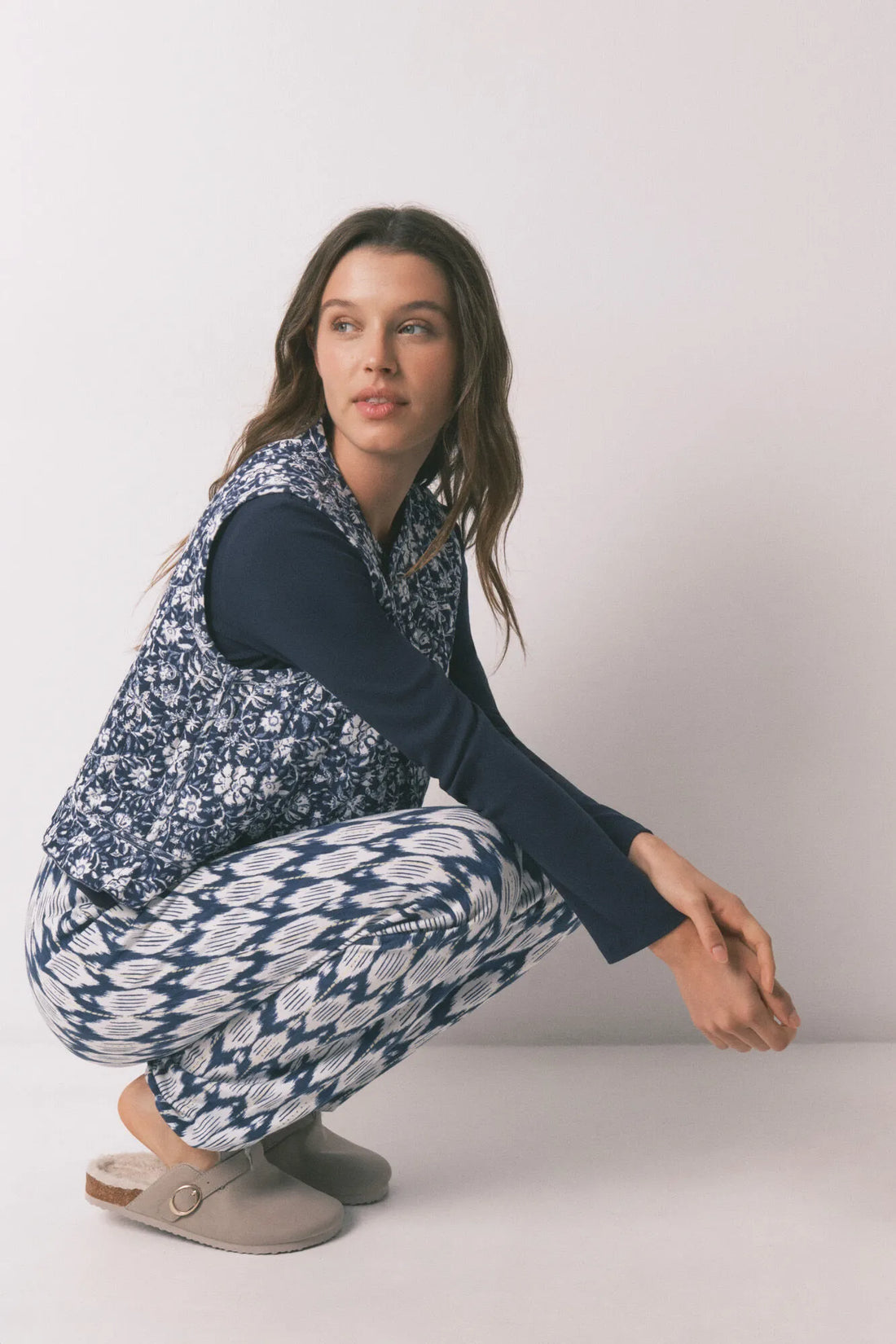 Women Secret_Blue Print_Boho Print Long Trousers_3703225_19_01