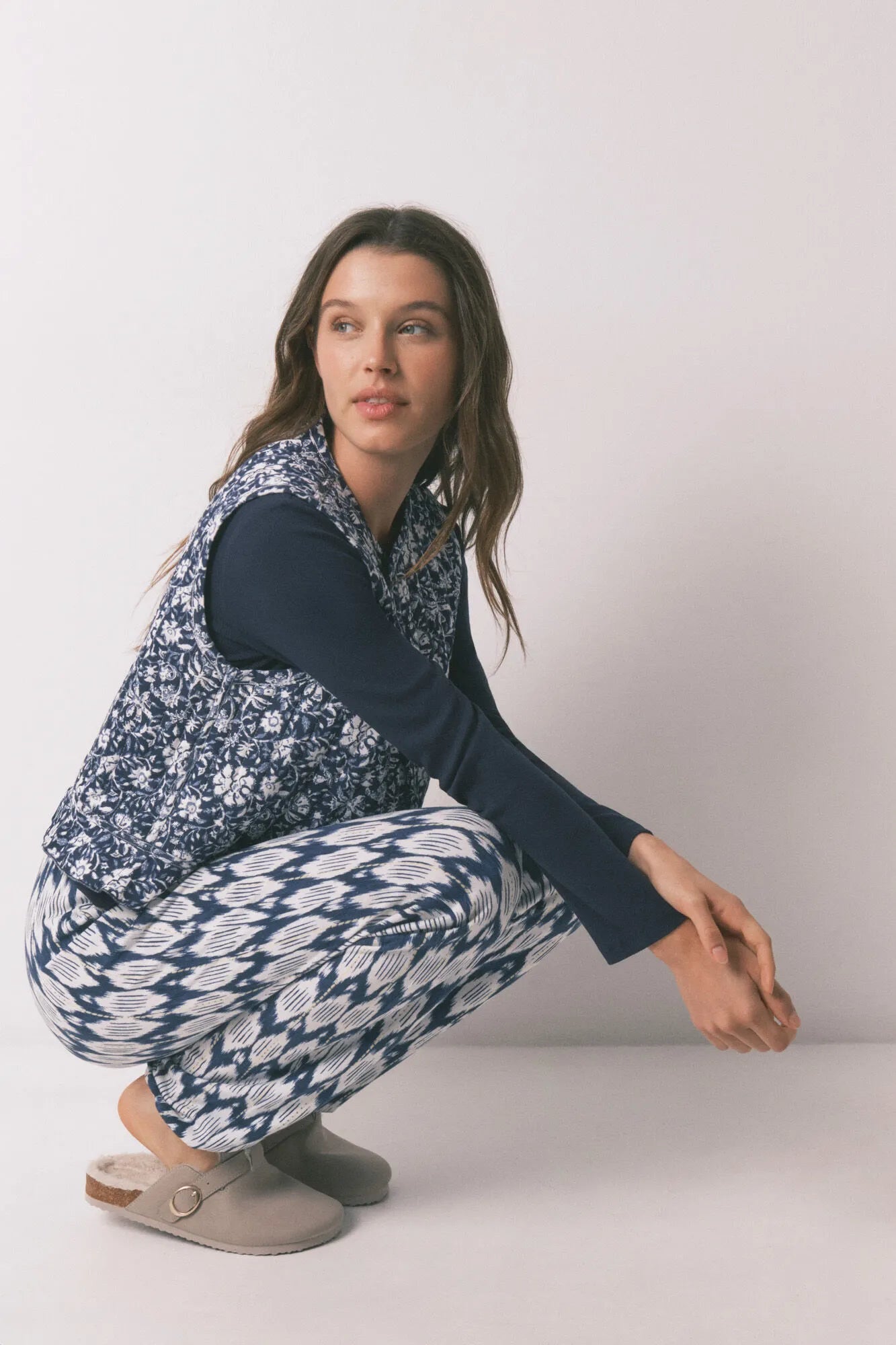 Women Secret_Blue Print_Boho Print Long Trousers_3703225_19_01