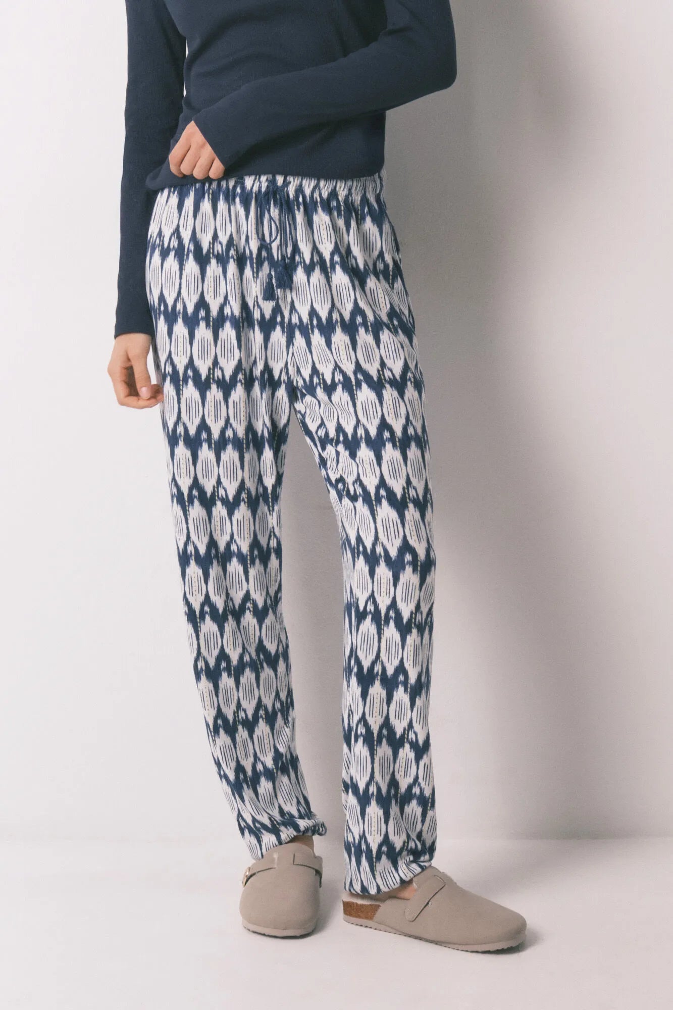 Women Secret_Blue Print_Boho Print Long Trousers_3703225_19_03