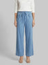 Women Secret Light Blue Women 100% Cotton Denim Capri Trousers SKU: 3703234_16 Image 00
