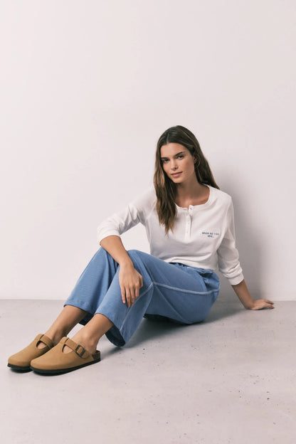 Women Secret Light Blue Women 100% Cotton Denim Capri Trousers SKU: 3703234_16 Image 02