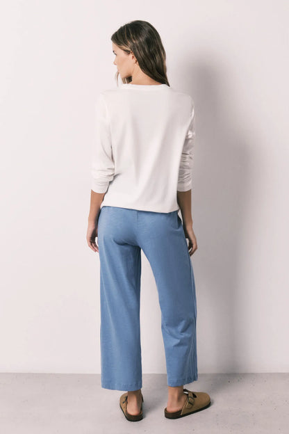 Women Secret Light Blue Women 100% Cotton Denim Capri Trousers SKU: 3703234_16 Image 06