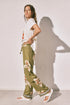 Women Secret Green Print Women Floral Print Long Trousers SKU: 3703249_29 Image 01
