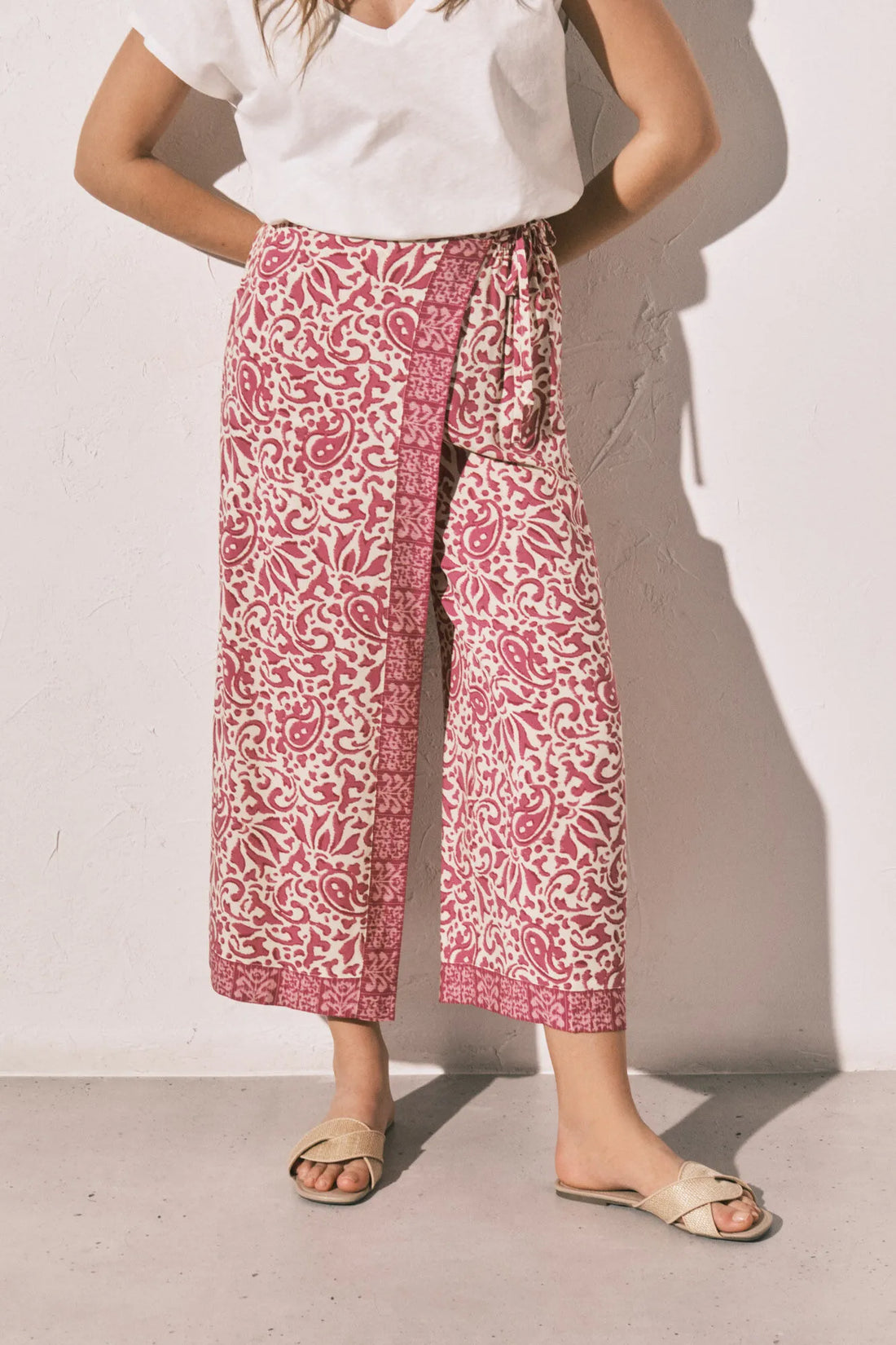 Women Secret Purple/Lilac Women Boho Print Fisherman Trousers SKU: 3704533_75 Image 02