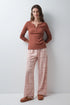 Women Secret Pink Women Pink Cotton Bandana Long Trousers SKU: 3704538_70 Image 01