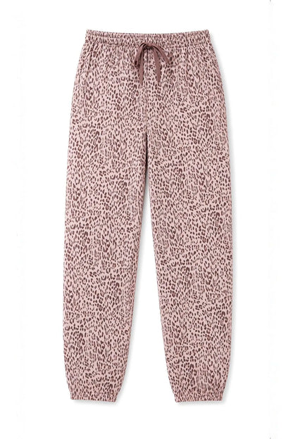 Women Secret Tan Women Animal Print Long Trousers SKU: 3704583_34 Image 05