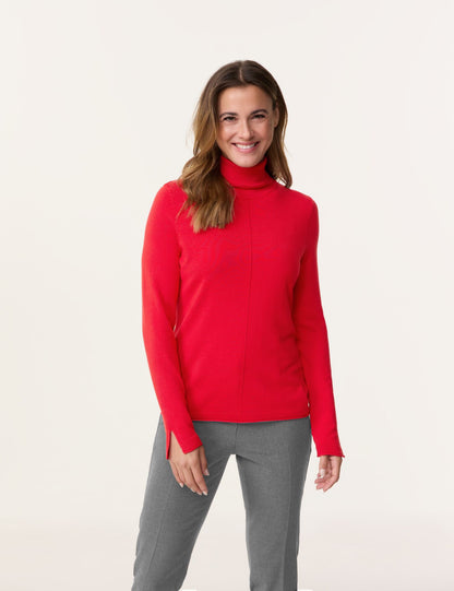 Turtle Neck Pullover With Sleeve Vents_370540-44727_60710_01