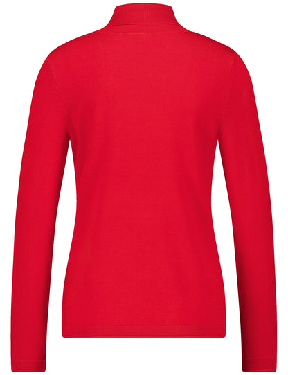 Turtle Neck Pullover With Sleeve Vents_370540-44727_60710_03