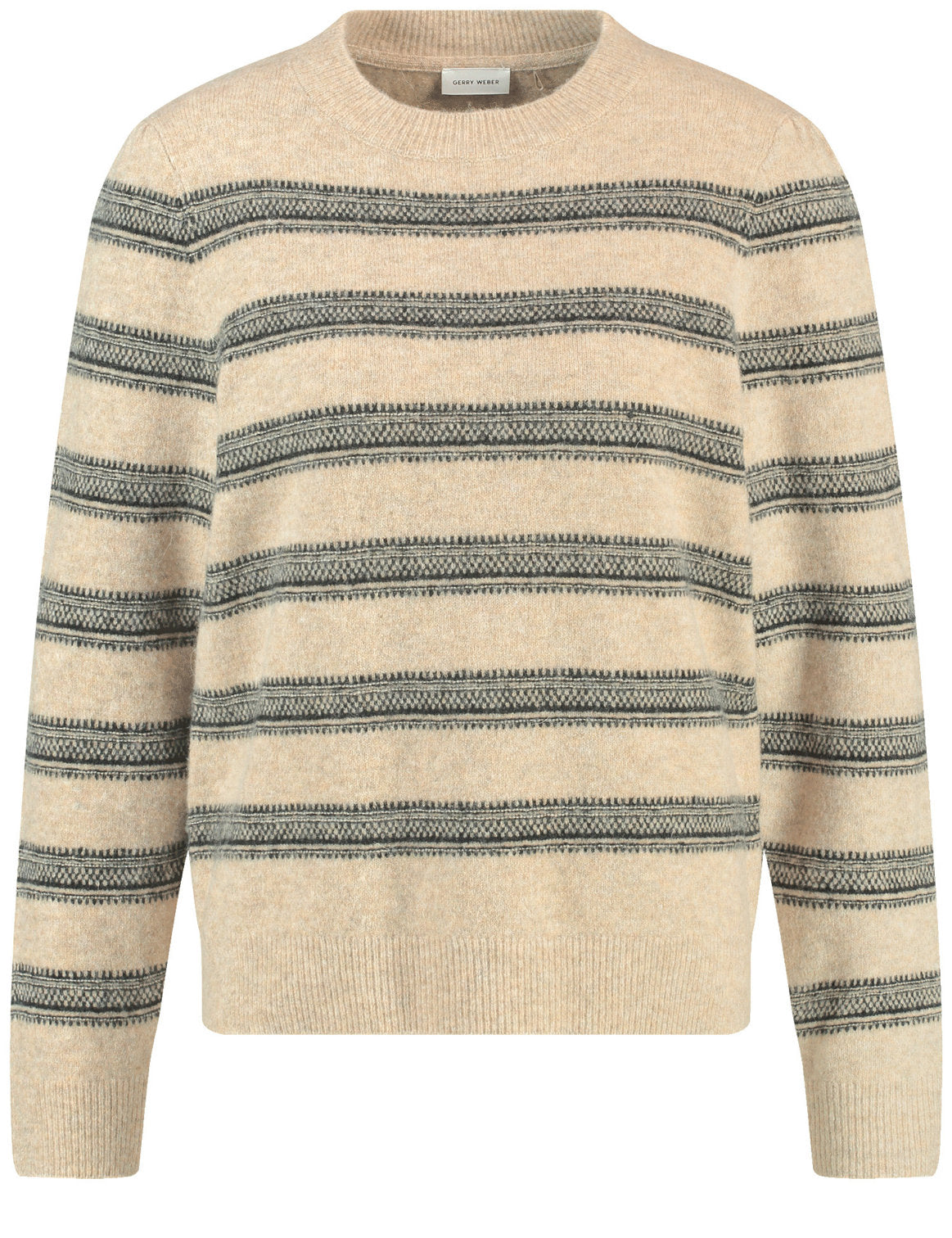 Knitted Sweater with Wool Content_370543-44730_9170_02