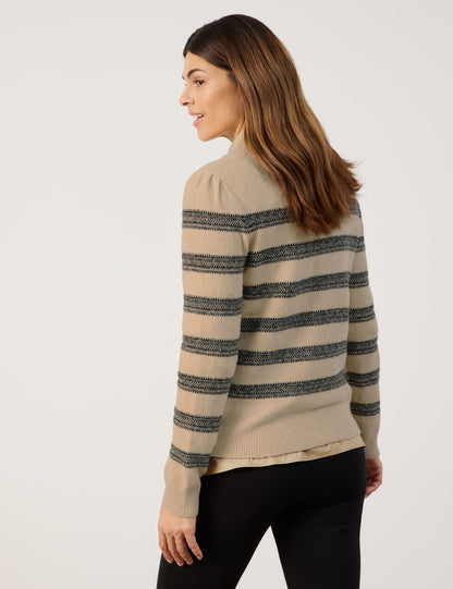 Knitted Sweater with Wool Content_370543-44730_9170_06