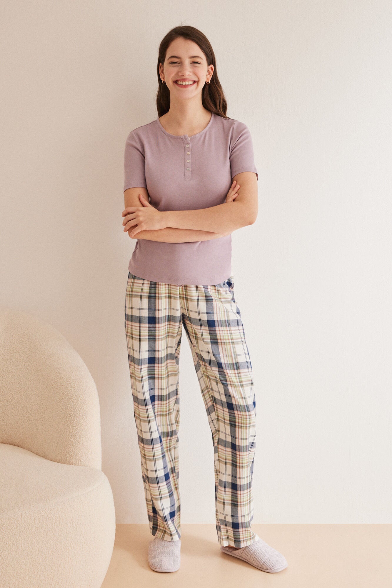 Multicoloured Long Pant_3707194_98_01