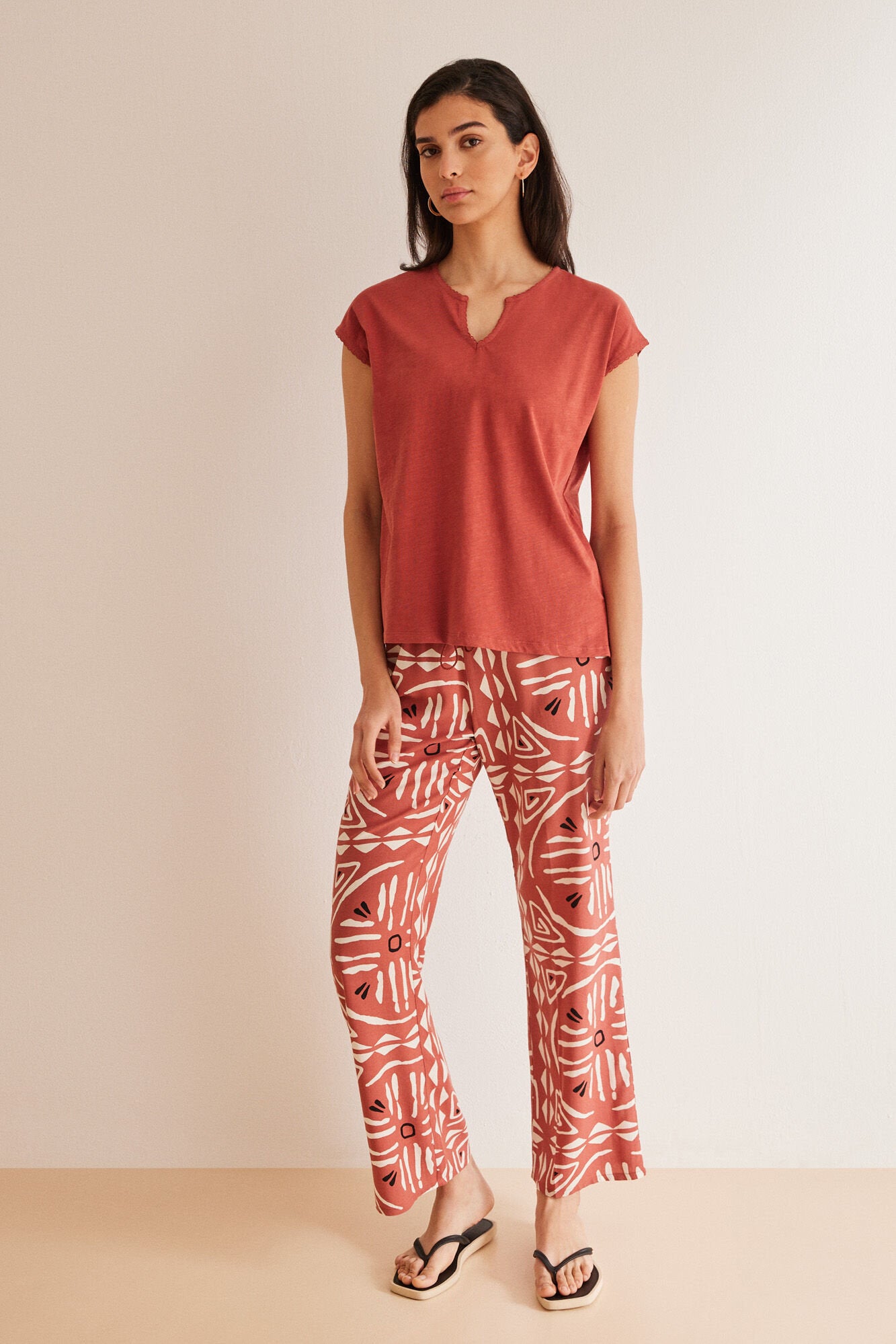 White Print Long Pant_3707206_97_03