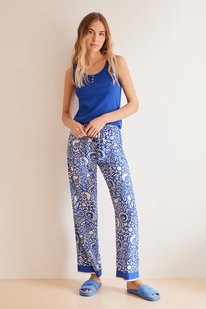 Blue Print Long Pant_3707210_19_05