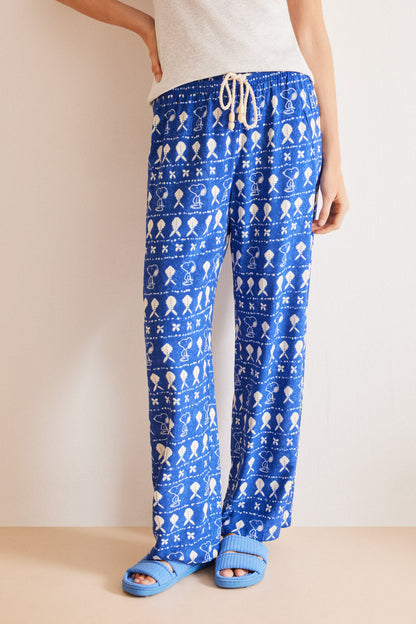 Blue Print Long Pant_3707214_19_04