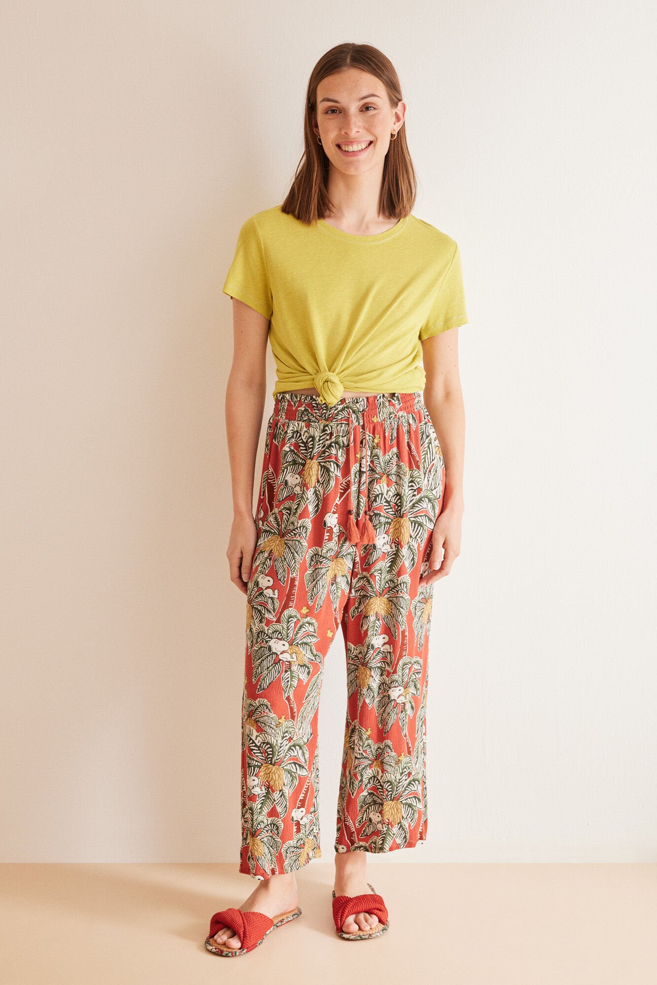 Long Floral Flowing Trousers_05