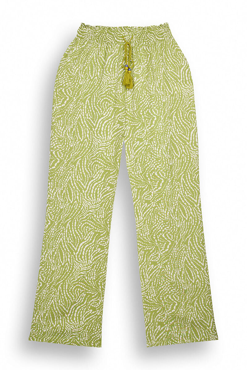 Ethnic Printed Green Pants_06