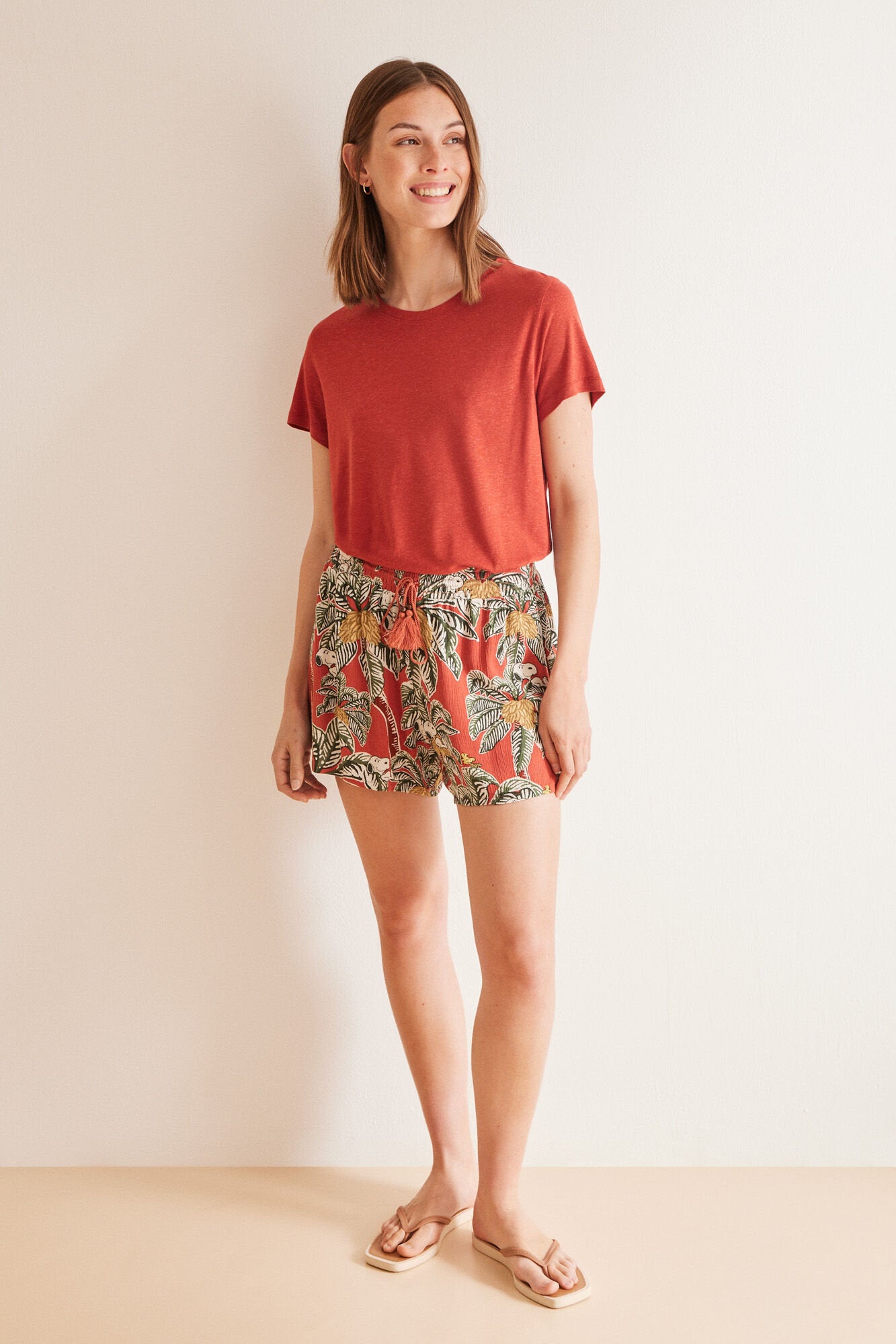 Viscose Snoopy Shorts_03