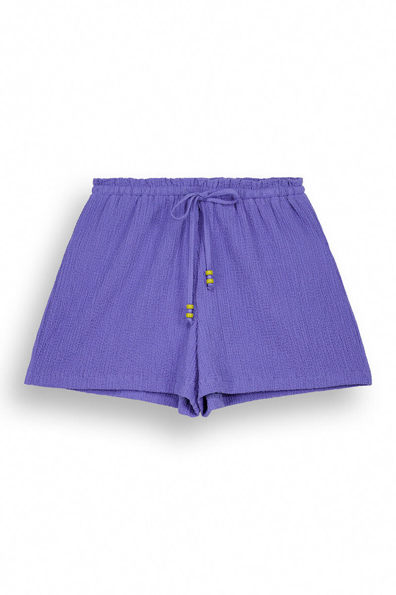 Blue Short Pants Embossed Texture_06