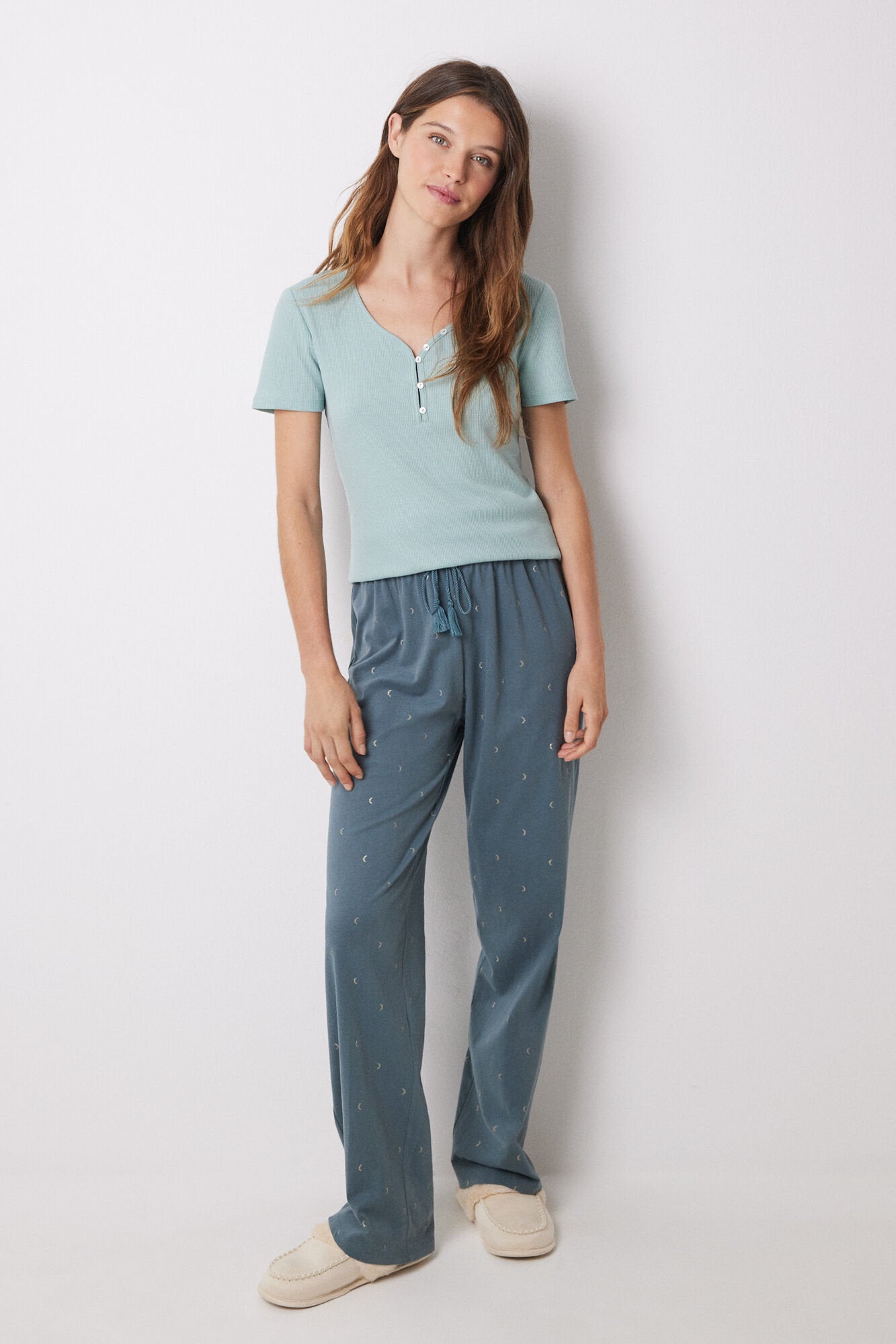 100% Green Cotton Long Pants_3708450_26_01