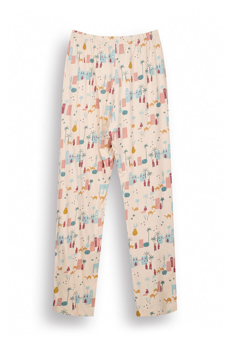 100% Ivory Cotton Long Pants_3708451_98_06