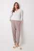 Vichy Print Skinny Long Pants_01