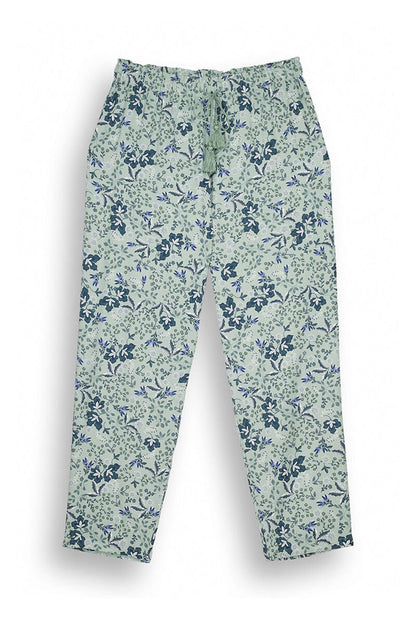 Viscous Trolley Pants Print Flowers_06