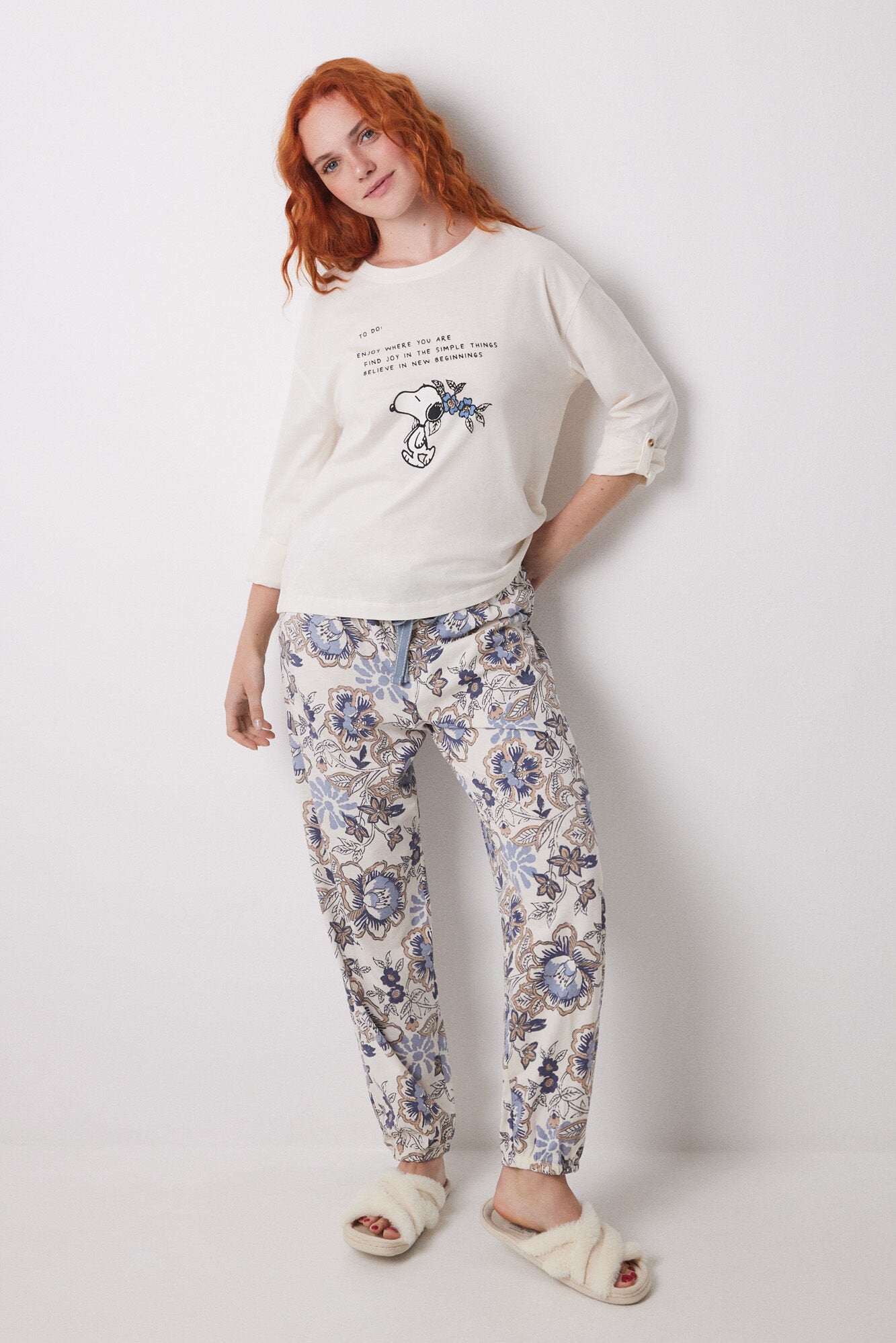 Women Secret_Long Carrot Trouser 100% Cotton Flowers_3709645_17_02